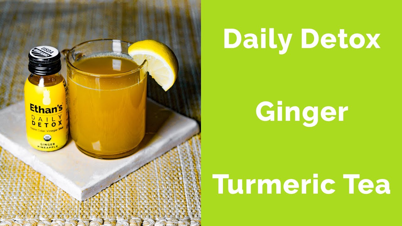 Daily Detox Ginger Turmeric Tea Ethan's
