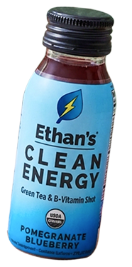 Ethan's Clean Energy shot bottle