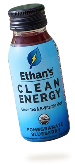 Ethan's Clean Energy shot bottle